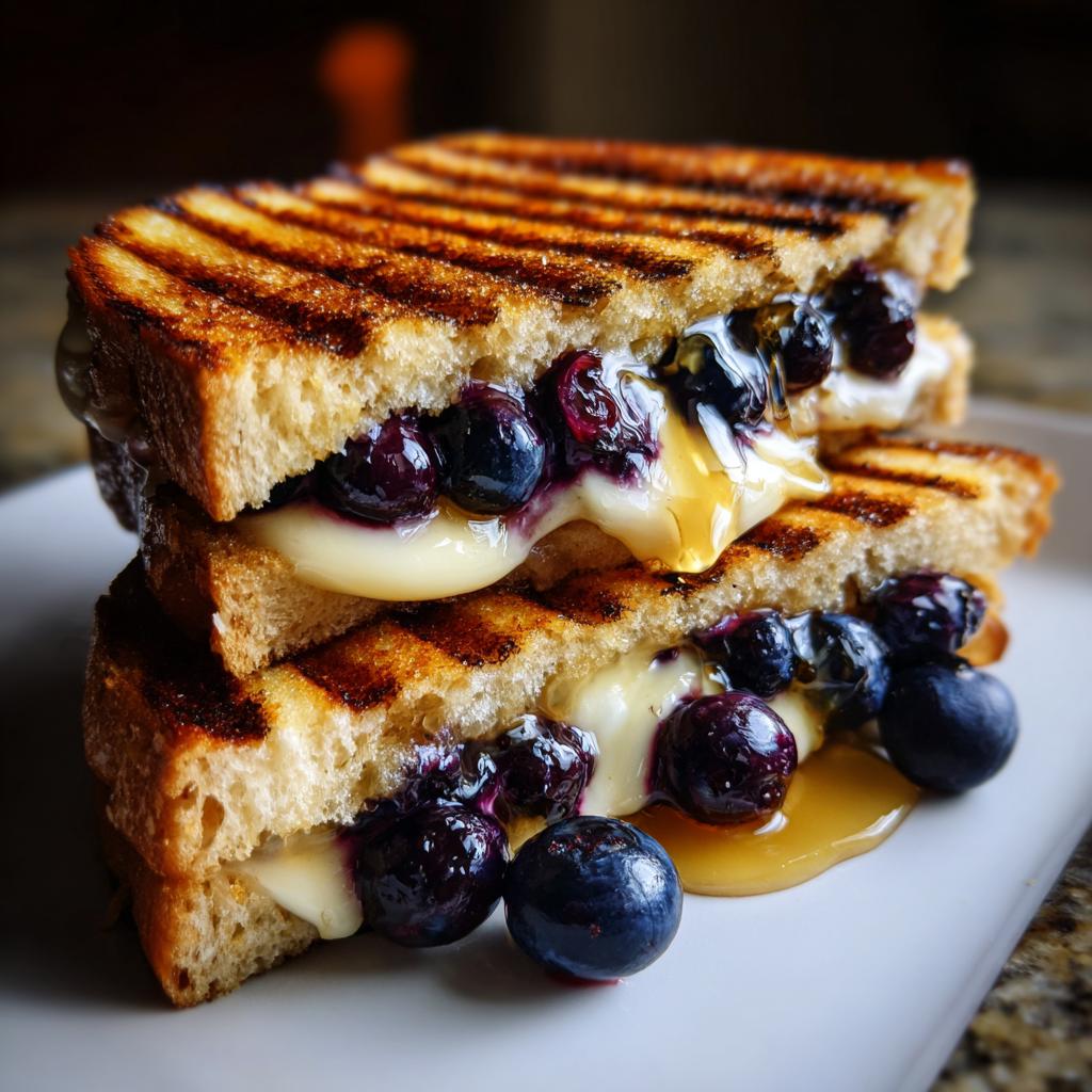 Gourmet Blueberry Grilled Cheese - detail 2