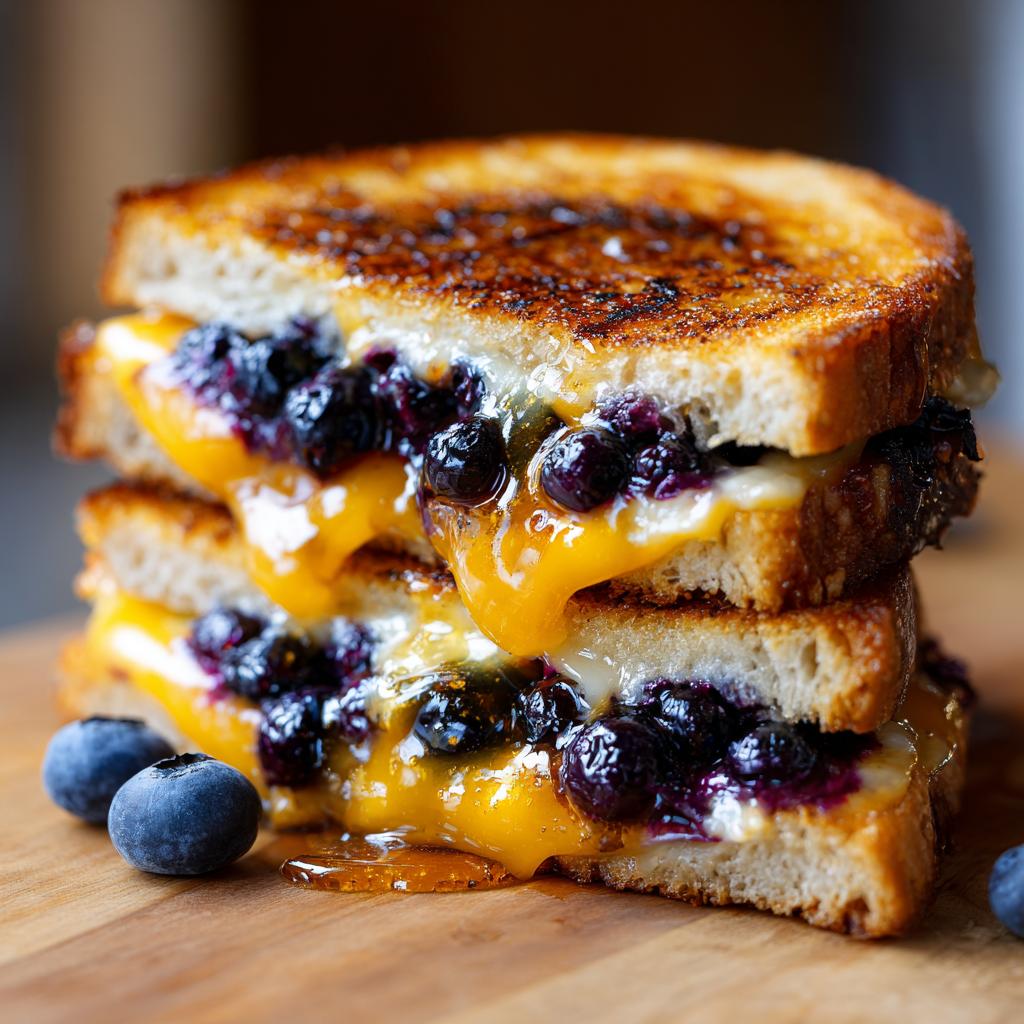 Gourmet Blueberry Grilled Cheese - detail 3