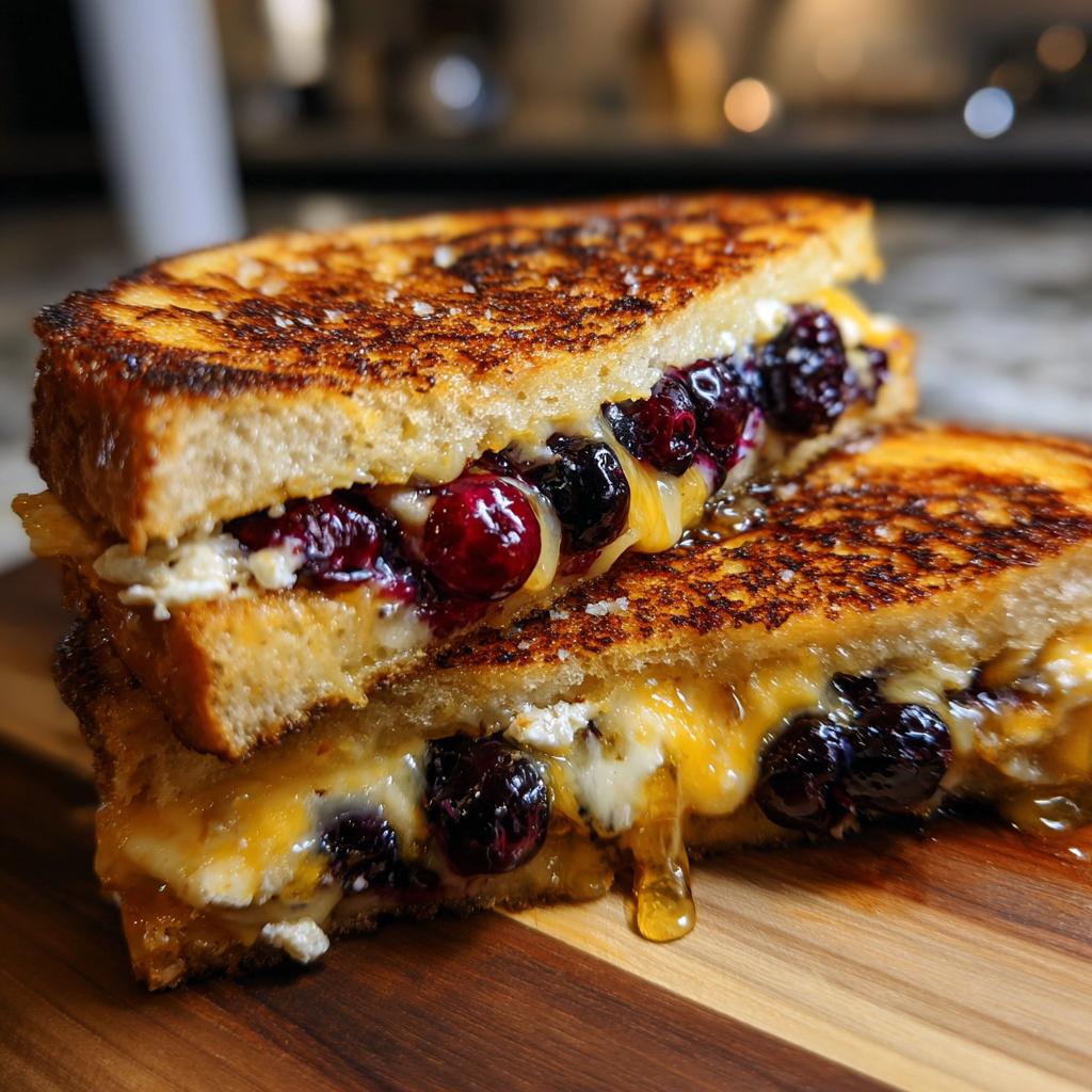 Gourmet Blueberry Grilled Cheese - detail 4