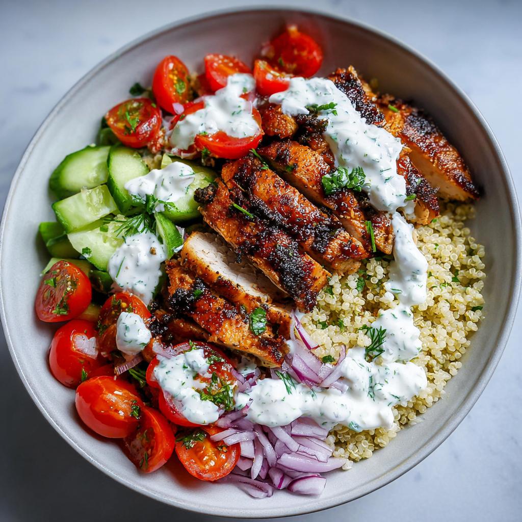 Greek Chicken Bowls - detail 4