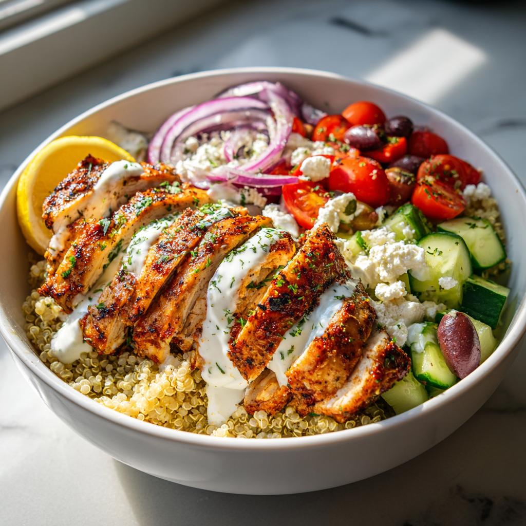 Greek Chicken Bowls: Easy Clean Eating Meal Prep - detail 3
