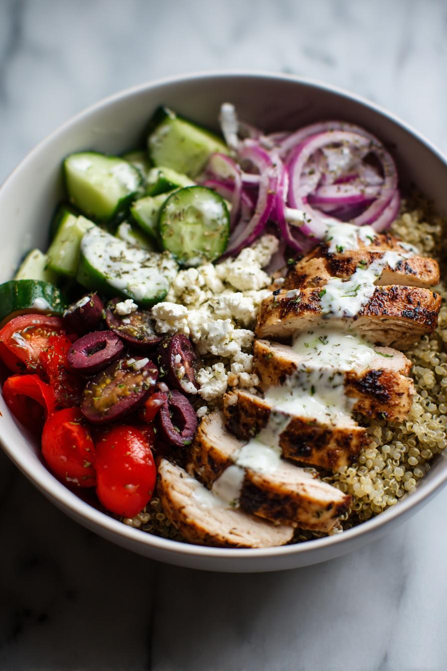 Greek Chicken Bowls: Easy Clean Eating Meal Prep - detail 4