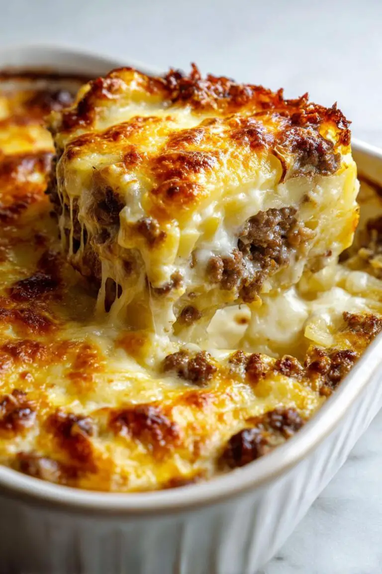 Ground Beef and Potatoes Casserole | Easy Dinner Recipe