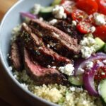 Healthy Steak Bowl Recipe Inspired by the Mediterranean Diet