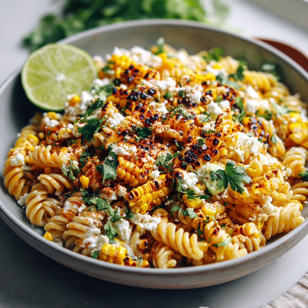 Healthy Street Corn Pasta Salad - detail 3