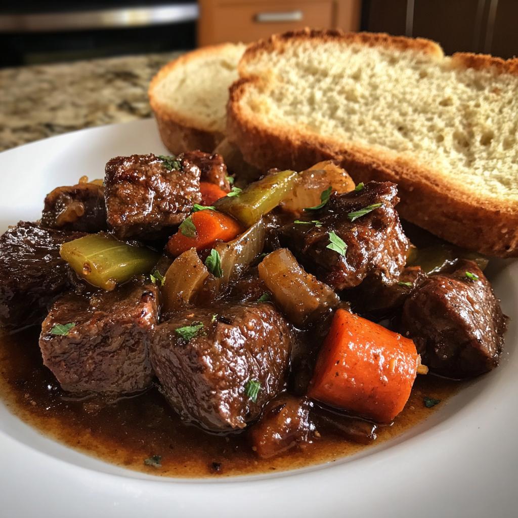 Hearty Comfort Slow Cooker Beef Manhattan - detail 2