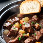 Hearty Comfort Slow Cooker Beef Manhattan