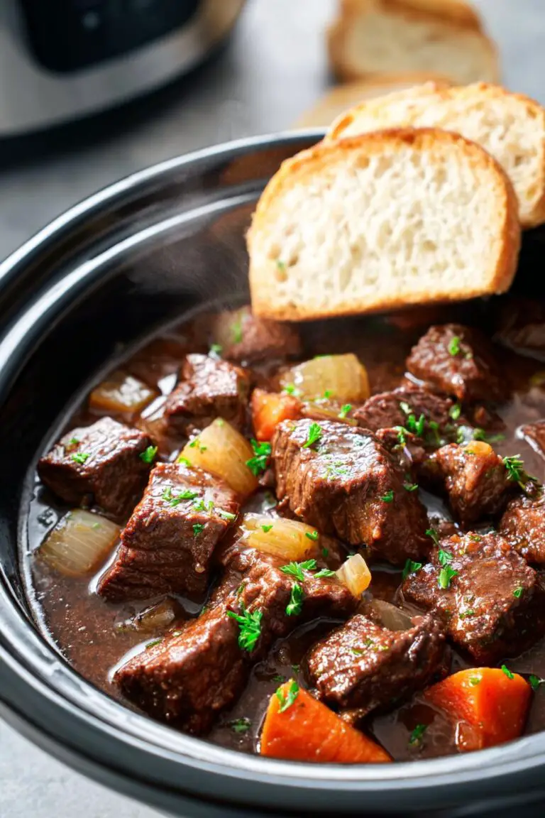 Hearty Comfort Slow Cooker Beef Manhattan