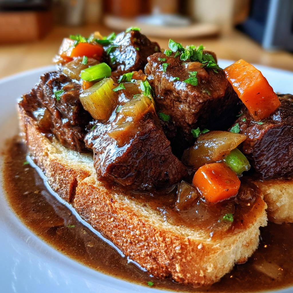 Hearty Comfort Slow Cooker Beef Manhattan - detail 4