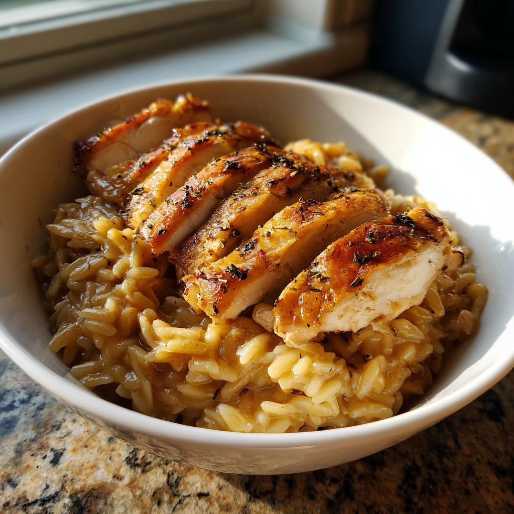 High Protein Chicken Orzo - detail 1