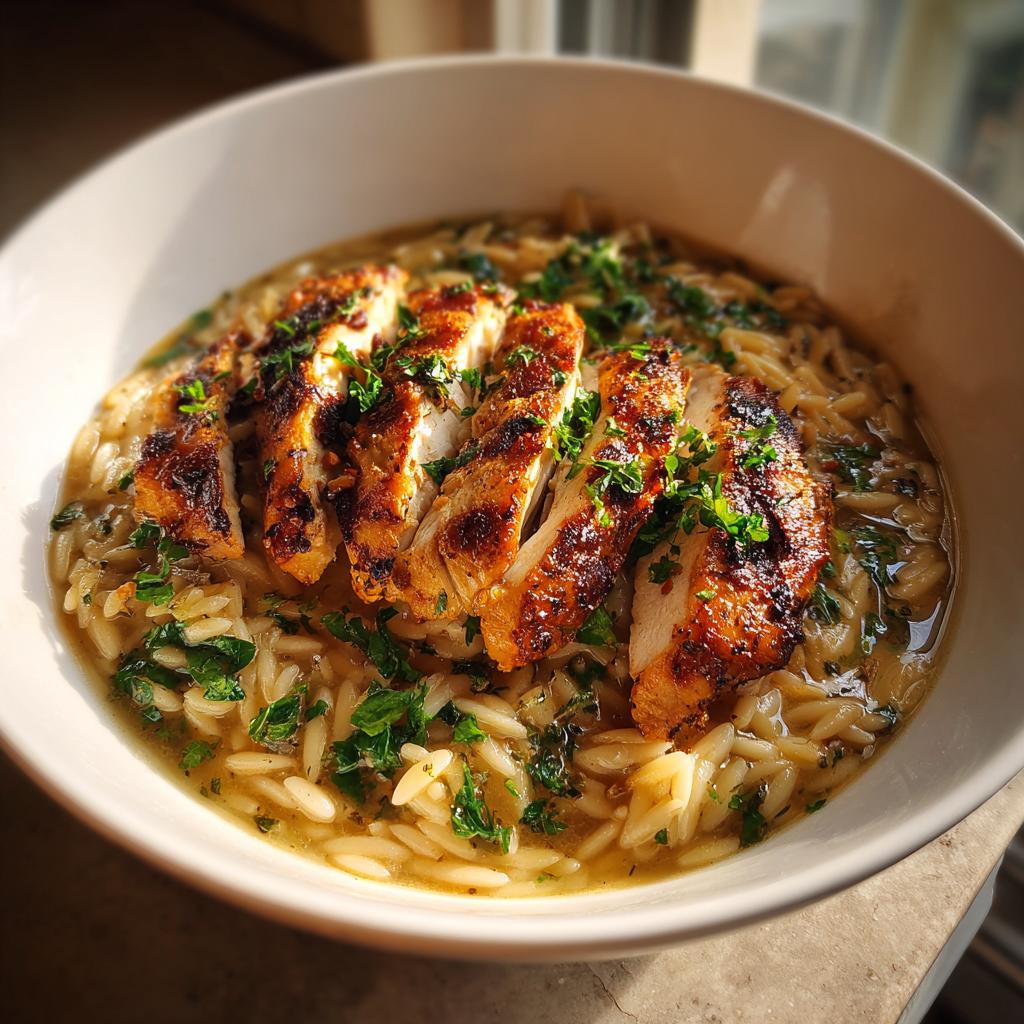 High Protein Chicken Orzo - detail 2