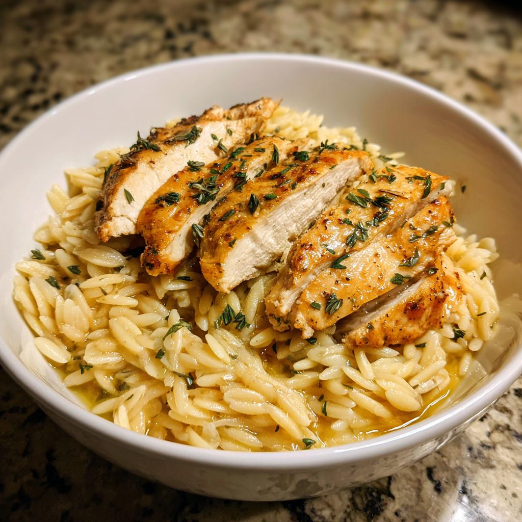 High Protein Chicken Orzo - detail 3