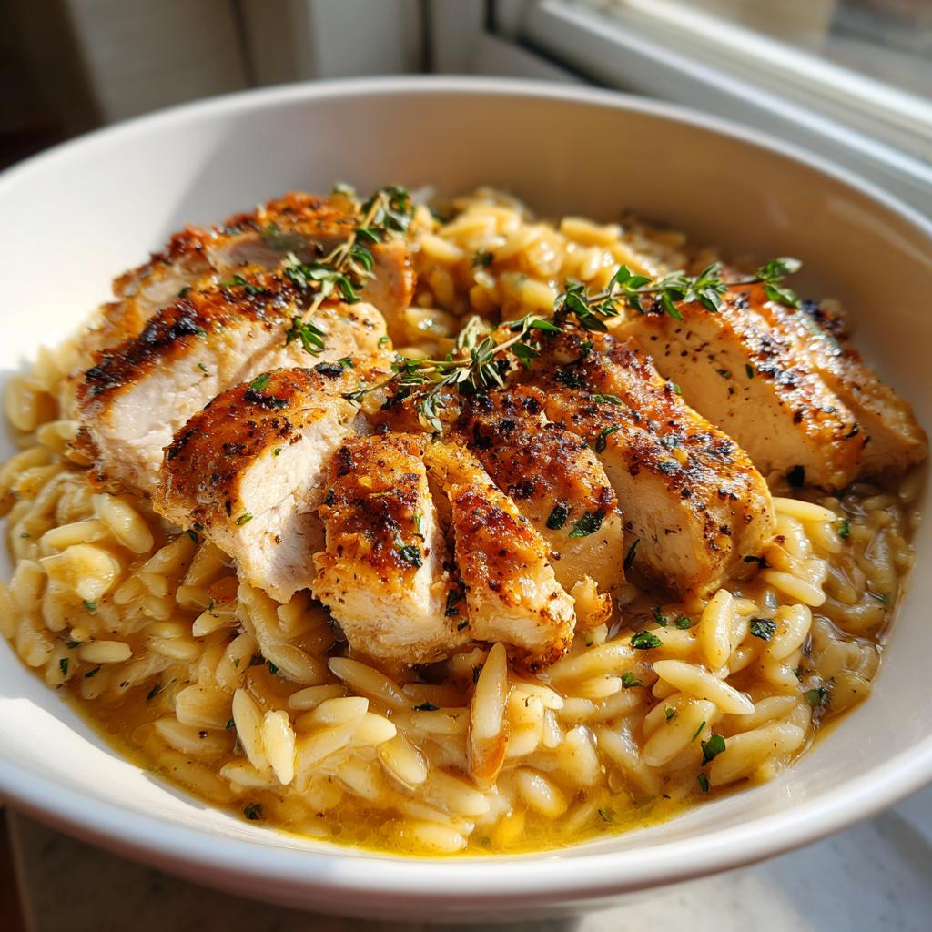 High Protein Chicken Orzo - detail 4
