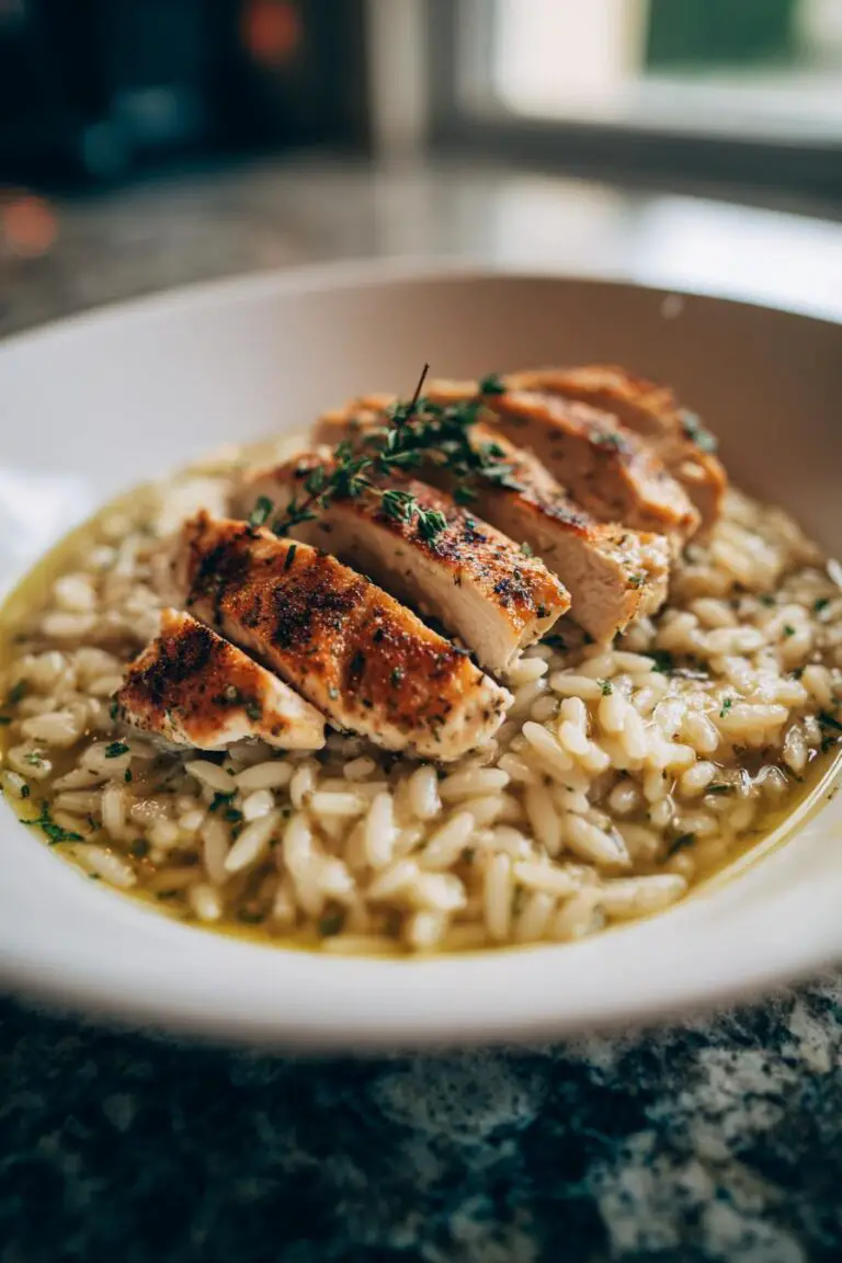 High Protein Chicken Orzo