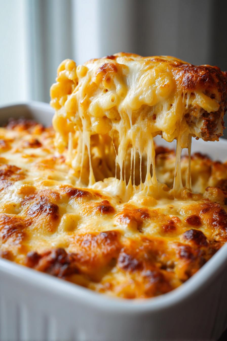 Irresistible Mac and Cheese Meatloaf Casserole: The Ultimate Comfort Food Mashup
