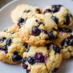 Lemon Blueberry Cookies - Browned Butter Blondie | Recipe in 2024 | Lemon blueberry cookies, Cookie