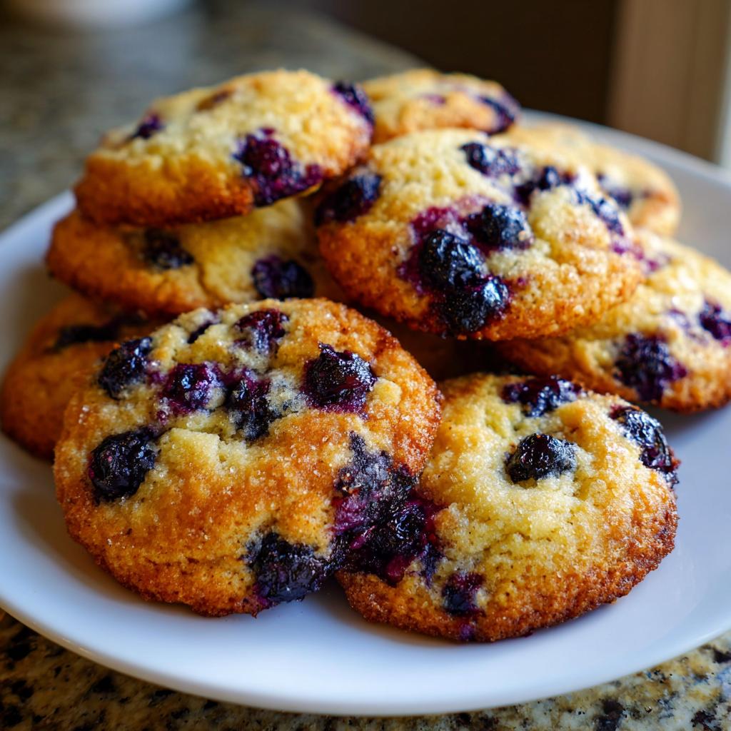Lemon Blueberry Cookies - Browned Butter Blondie | Recipe in 2024 | Lemon blueberry cookies, Cookie - detail 4