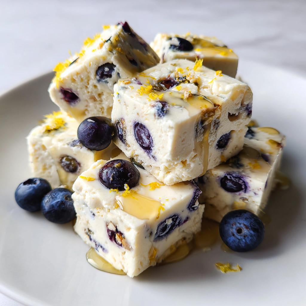 Lemon Blueberry Cottage Cheese Protein Bites - detail 1