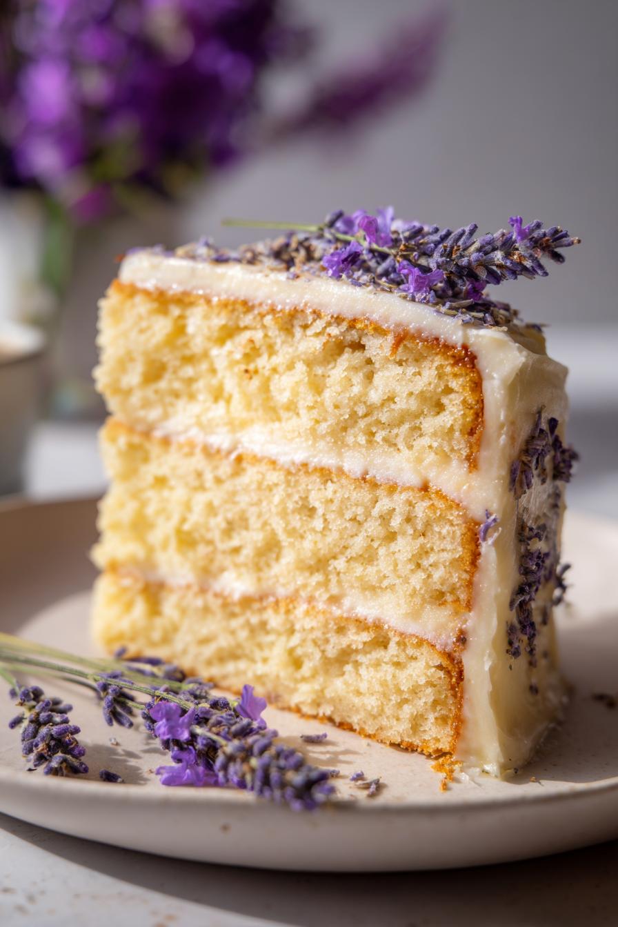 London Fog Cake - In Bloom Bakery