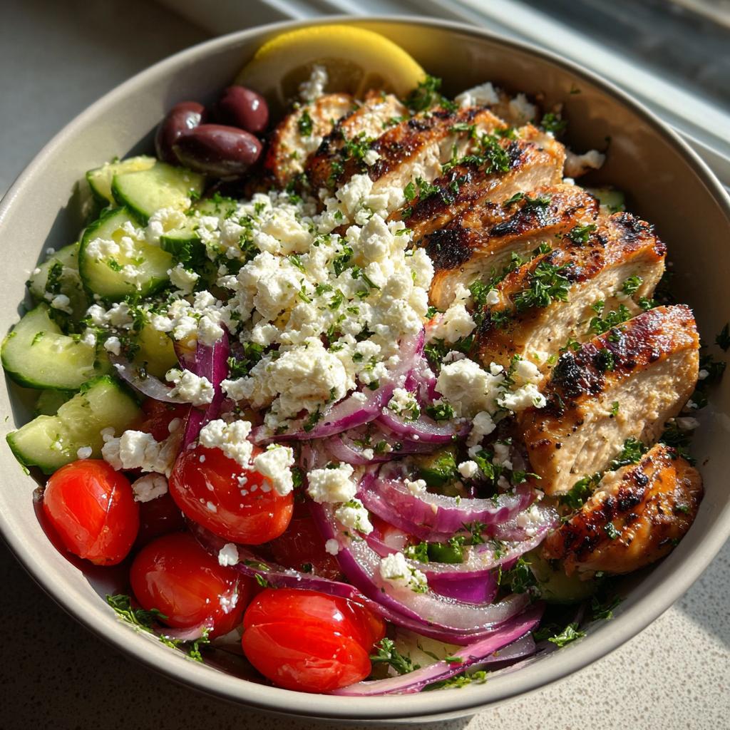 Low-Carb Greek Chicken Bowls (Keto, Gluten-Free) - detail 4
