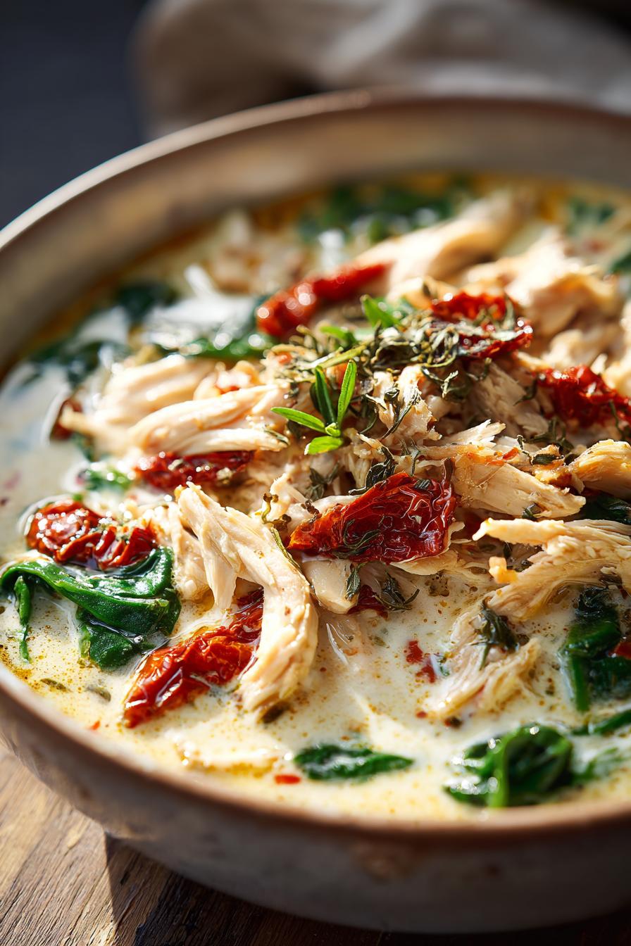 Marry Me Tuscan Chicken Soup recipe