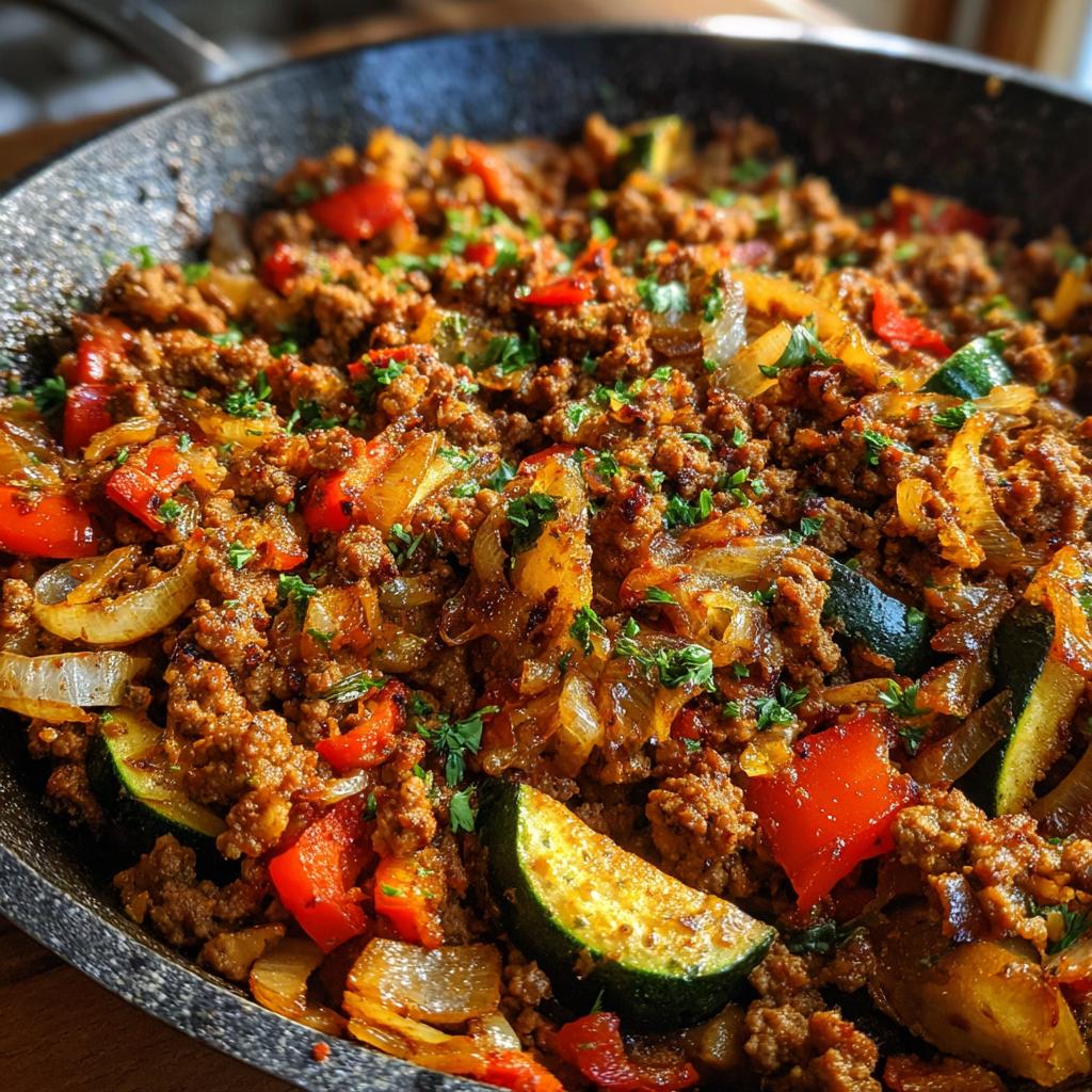 Mediterranean Ground Beef Stir-Fry – Flavorful, Healthy & One-Pan Easy! - detail 2