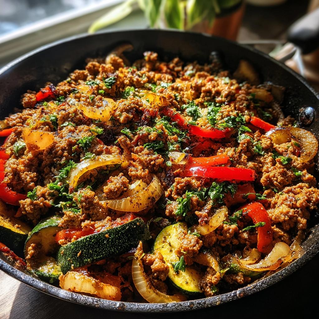 Mediterranean Ground Beef Stir-Fry – Flavorful, Healthy & One-Pan Easy! - detail 3