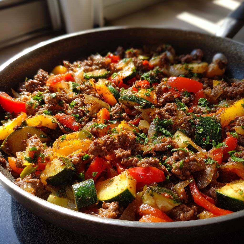 Mediterranean Ground Beef Stir-Fry – Flavorful, Healthy & One-Pan Easy! - detail 4
