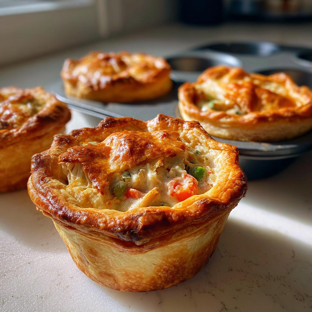 Mini chicken pot pies - detail 1