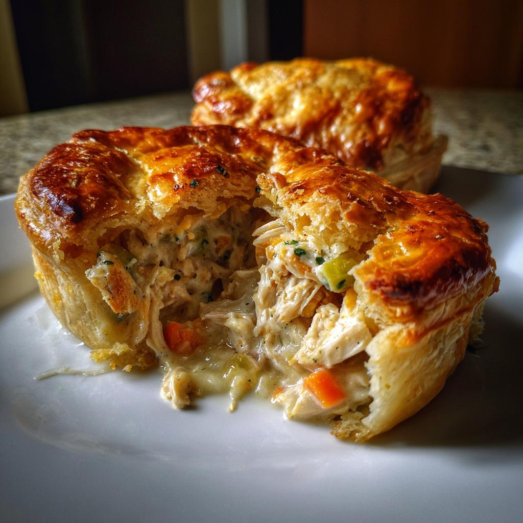 Mini chicken pot pies - detail 1