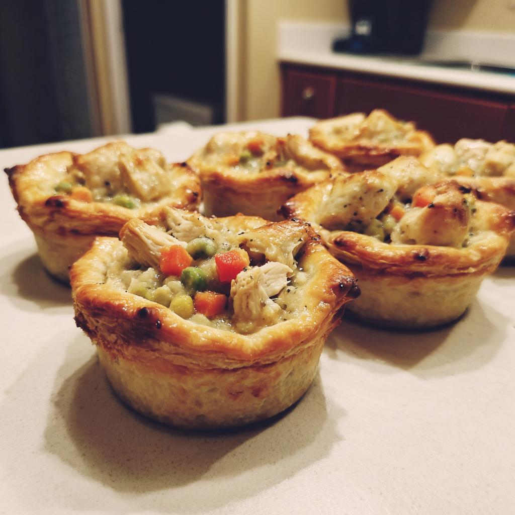 Mini chicken pot pies - detail 3