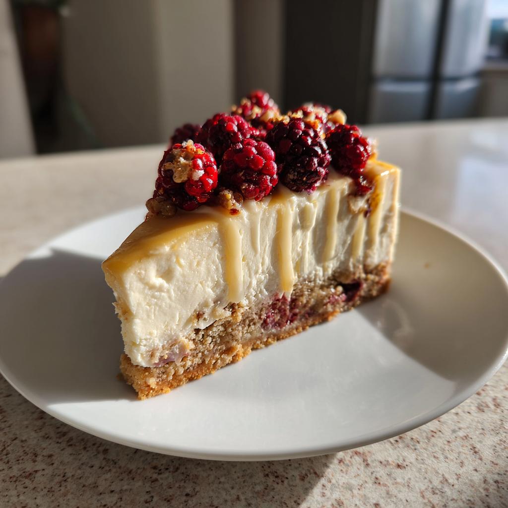 Mulberry & Earl Grey Cheesecake That Looks Fancy But Is Easy To Make ✨ - detail 4