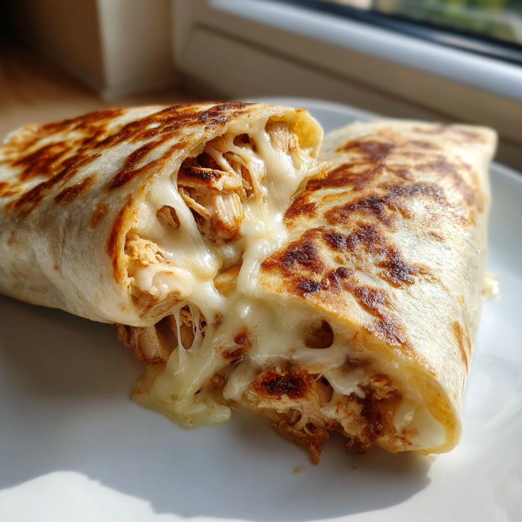 Ooey-Gooey Cheesy Garlic Chicken Wraps You’ll Devour - detail 1
