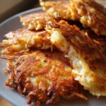 Potato and Onion Cheese Pancakes