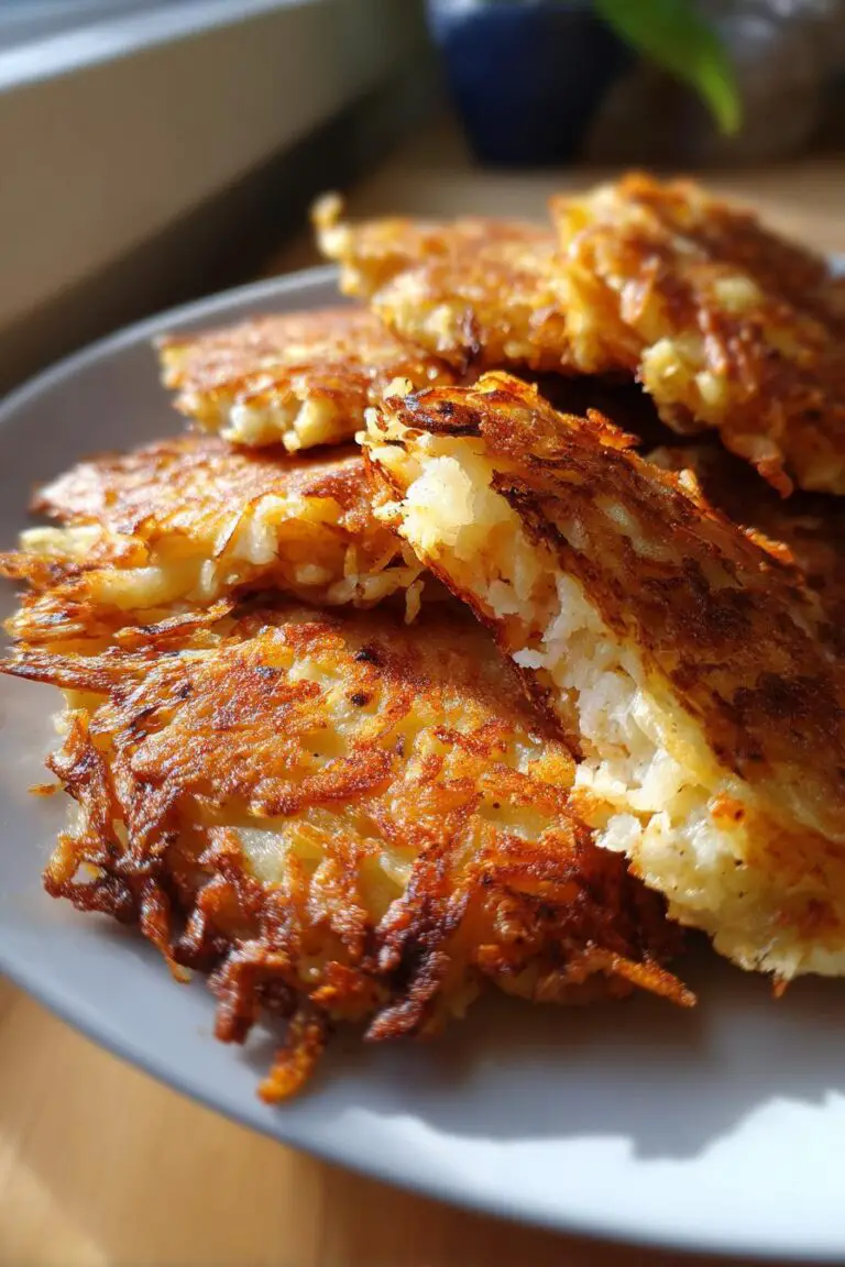 Potato and Onion Cheese Pancakes