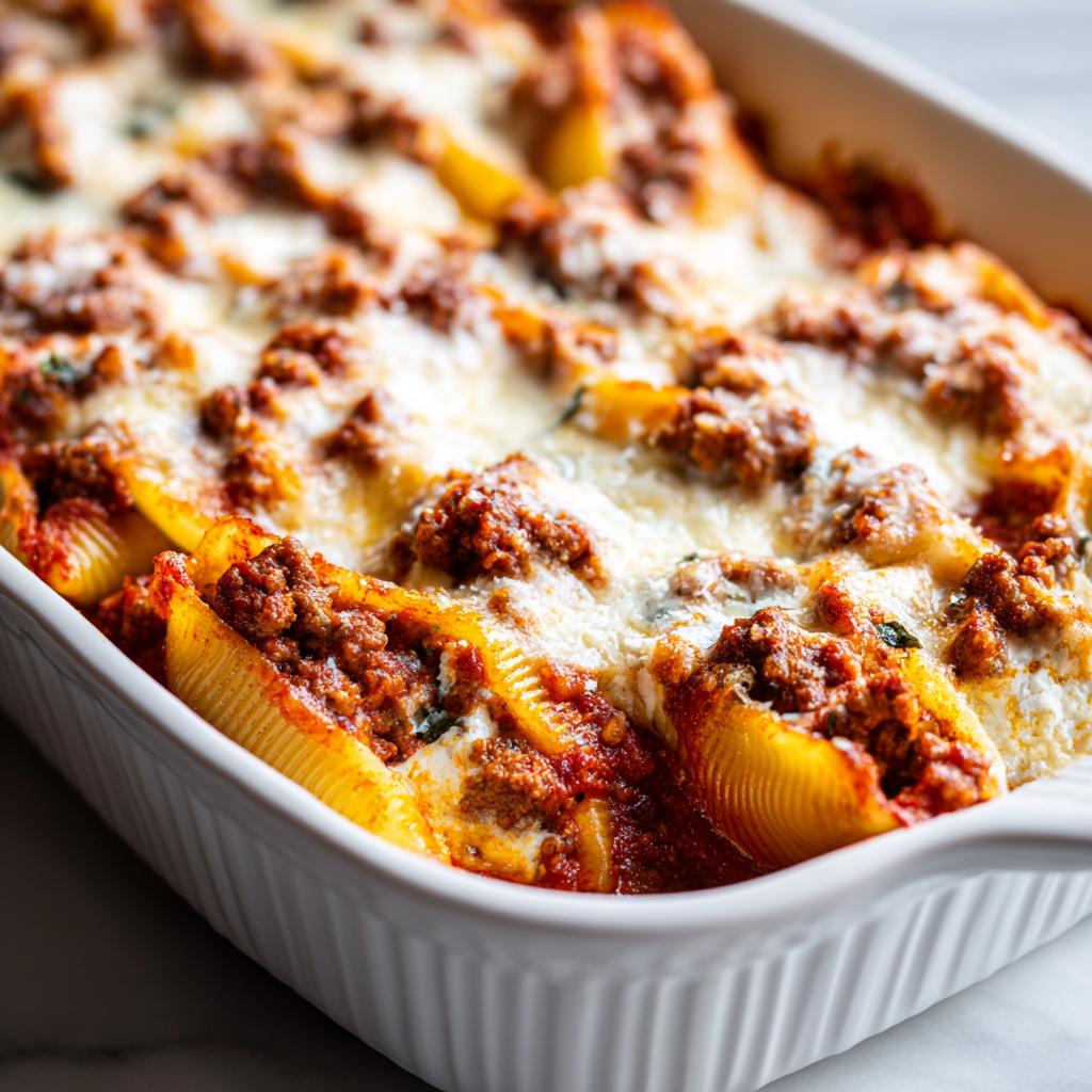Ricotta Beef Stuffed Shells - detail 1