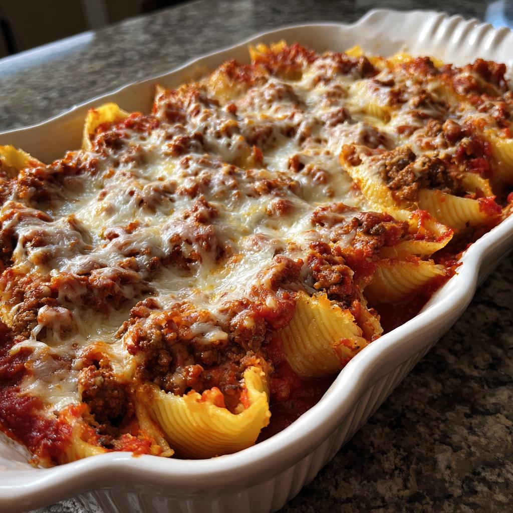 Ricotta Beef Stuffed Shells - detail 2