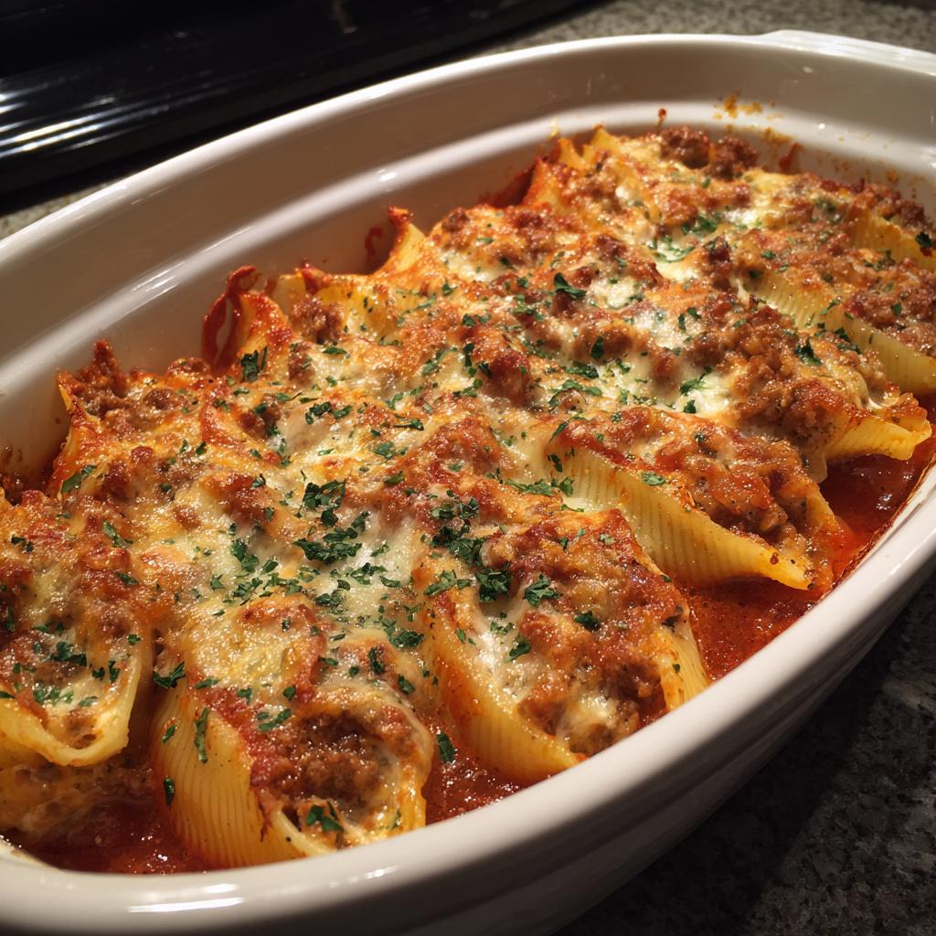 Ricotta Beef Stuffed Shells - detail 4