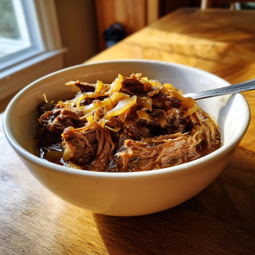 Savory Crock Pot French Onion Pot Roast for Cozy Dinners - detail 2