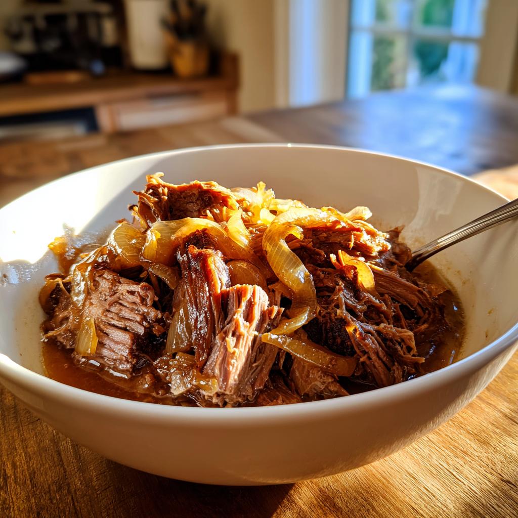 Savory Crock Pot French Onion Pot Roast for Cozy Dinners - detail 3
