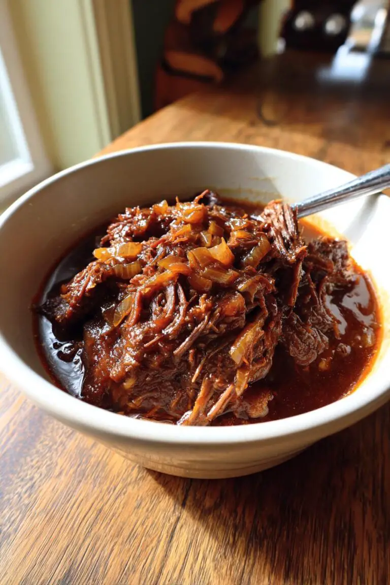 Savory Crock Pot French Onion Pot Roast for Cozy Dinners