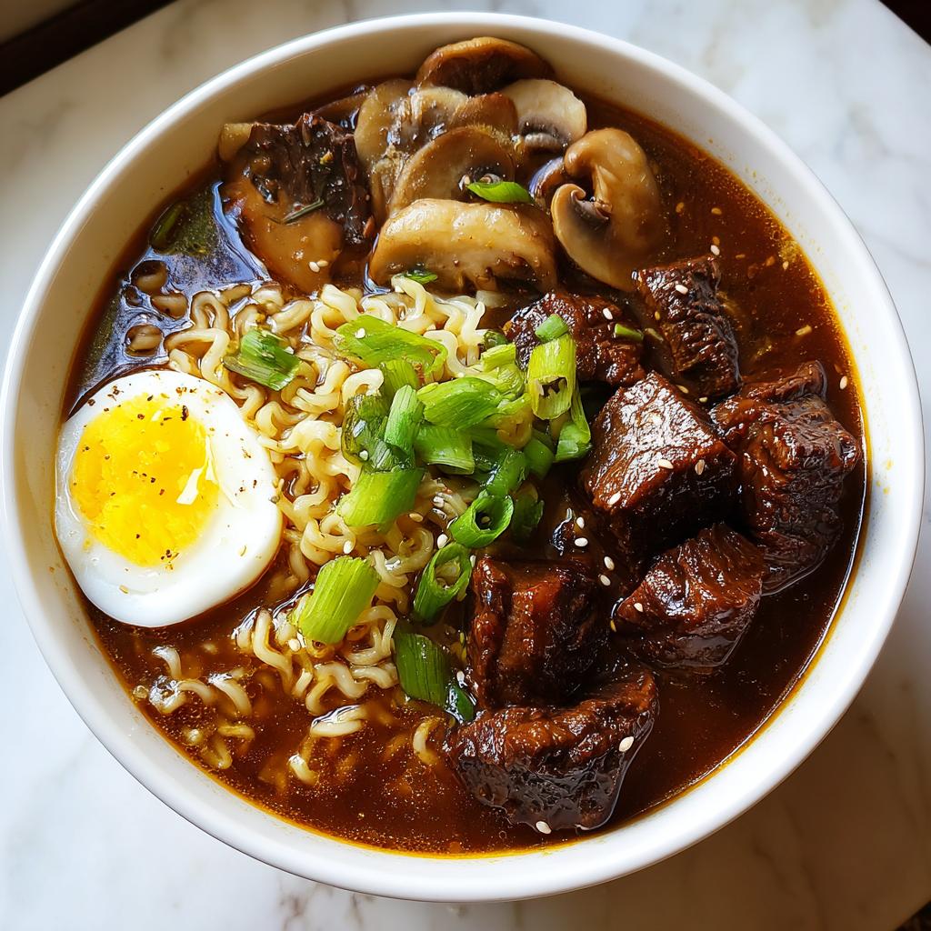 Slow Cooker Beef Ramen Noodles: A Comforting Bowl of Flavorful Goodness - detail 3