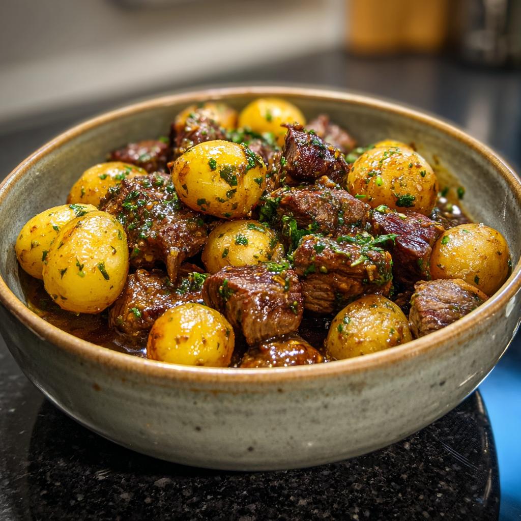 Slow Cooker Garlic Butter Beef Bites with Potatoes - Dinner Ideas For All | Meals for Everyone - detail 4