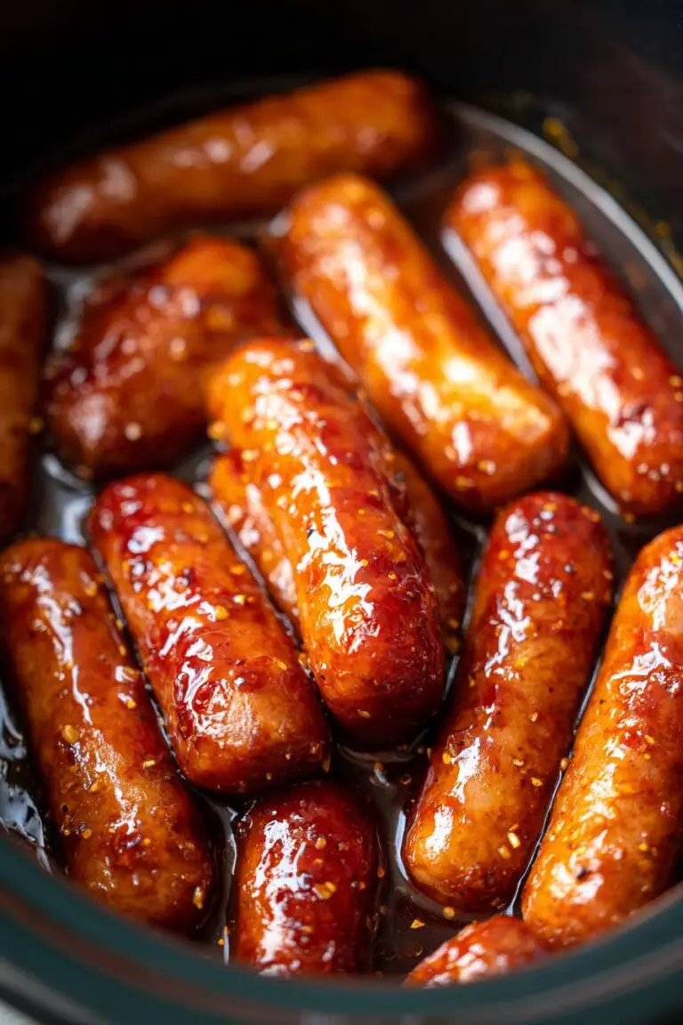 Slow Cooker Mississippi Mini Sausages Delight