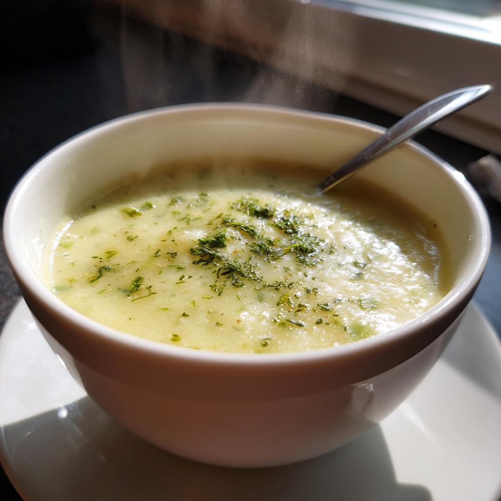Slow Cooker Potato Leek Soup - detail 2