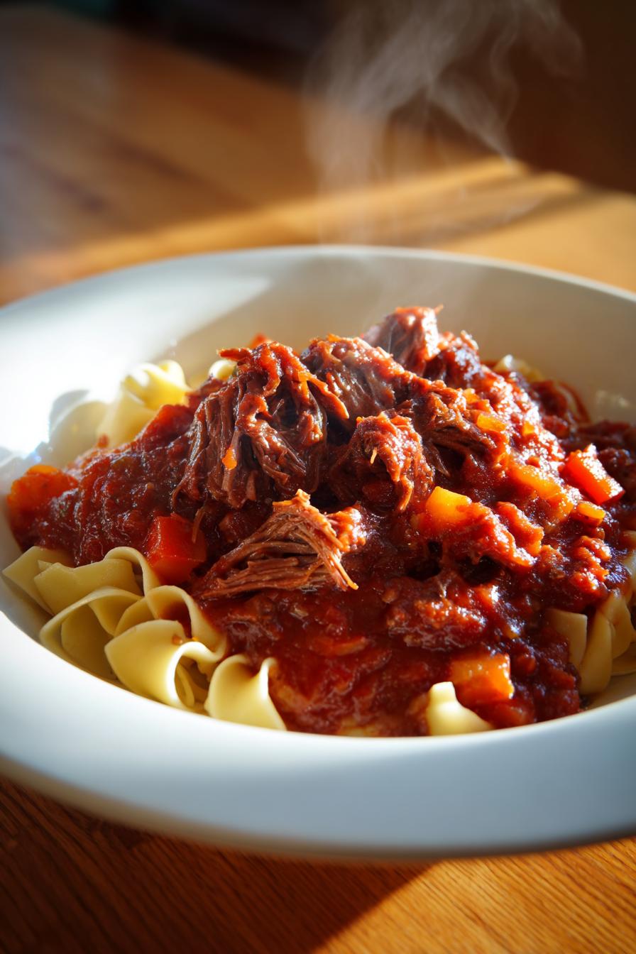Sunday Slow Cooker Beef Ragu – Rich, Tender & Easy to Make