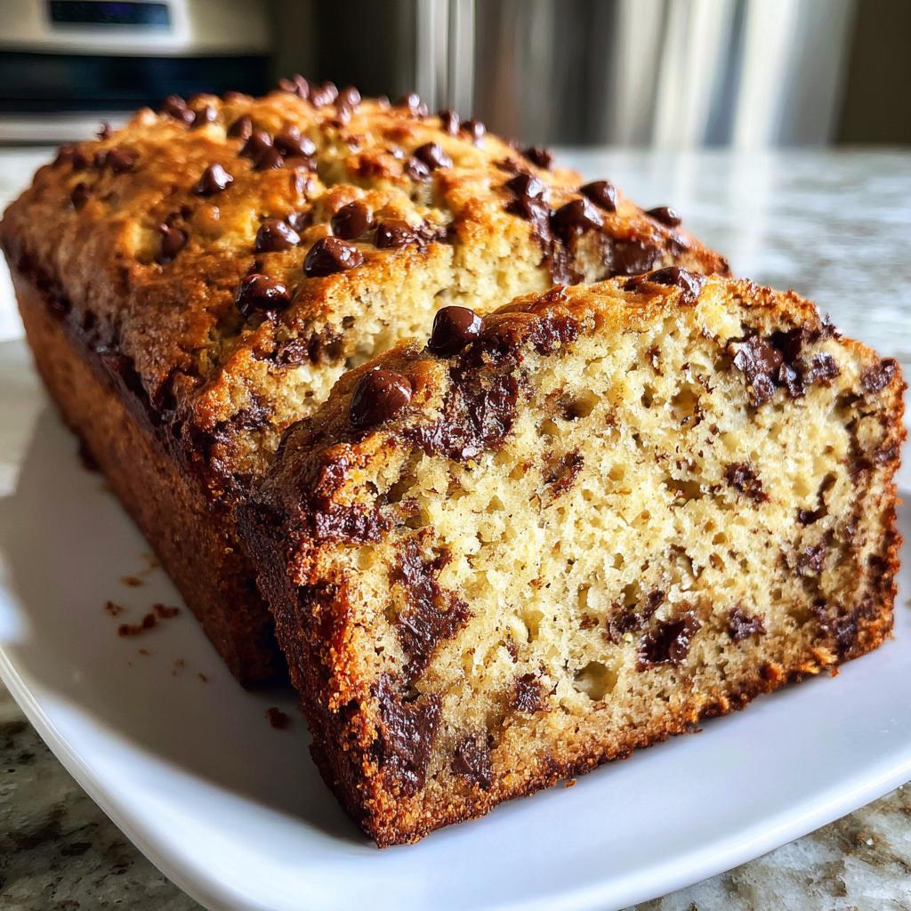 Super Moist Chocolate Chip Banana Bread - detail 3