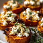 Sweet Potato Recipes: Honey Feta Sweet Potato Rounds