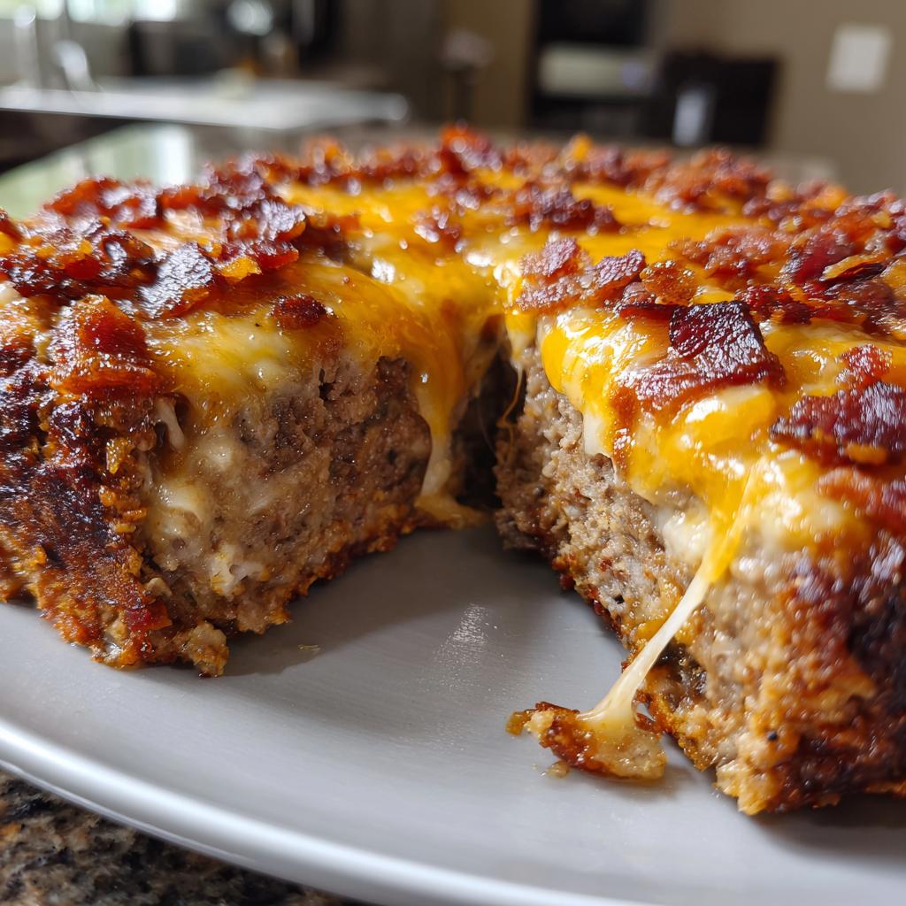 Swiss Bacon Mushroom Meatloaf - detail 3