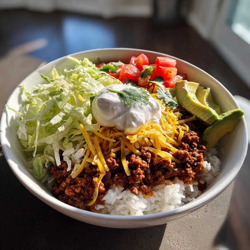 Taco Rice Bowl - detail 1